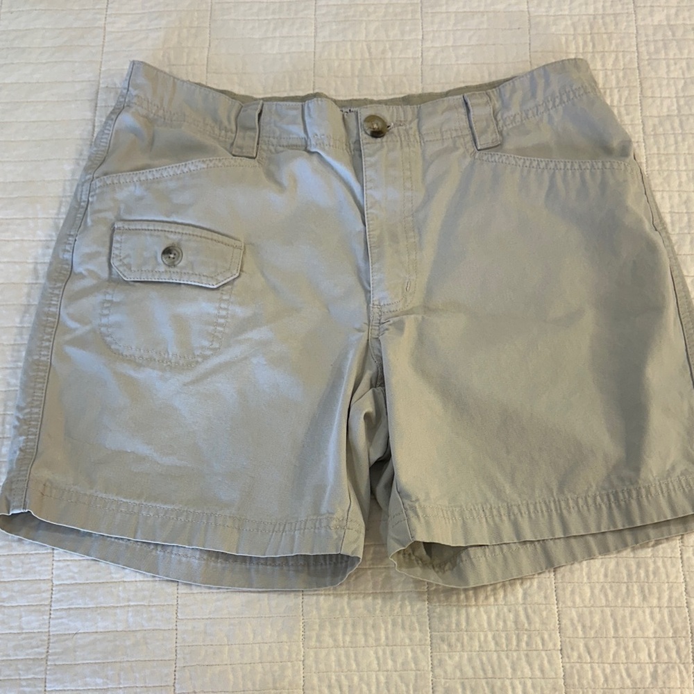Columbia Women’s Khaki Hiking Shorts Size 8 Lightweight Outdoor GorpCore Utility - Picture 2 of 8